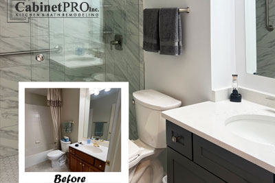Bath Remodeling by Cabinet Pro in Northbrook