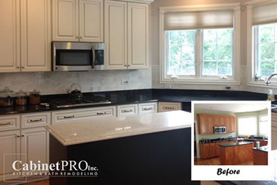 Cabinet Refacing Before and After