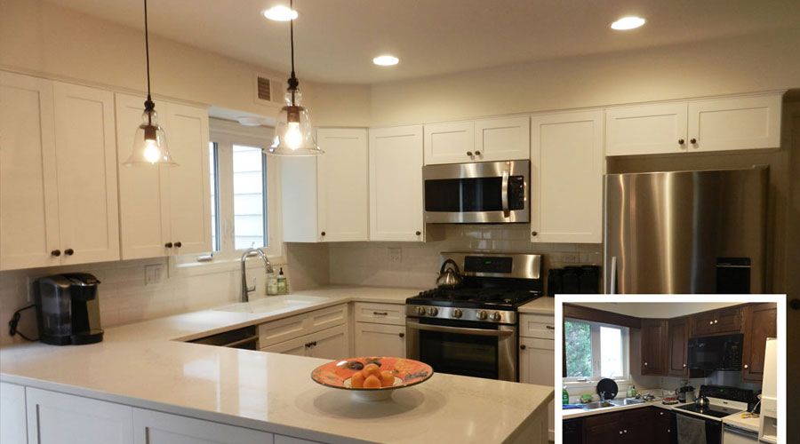 Kitchen Remodel Before and After in Northbrook, IL
